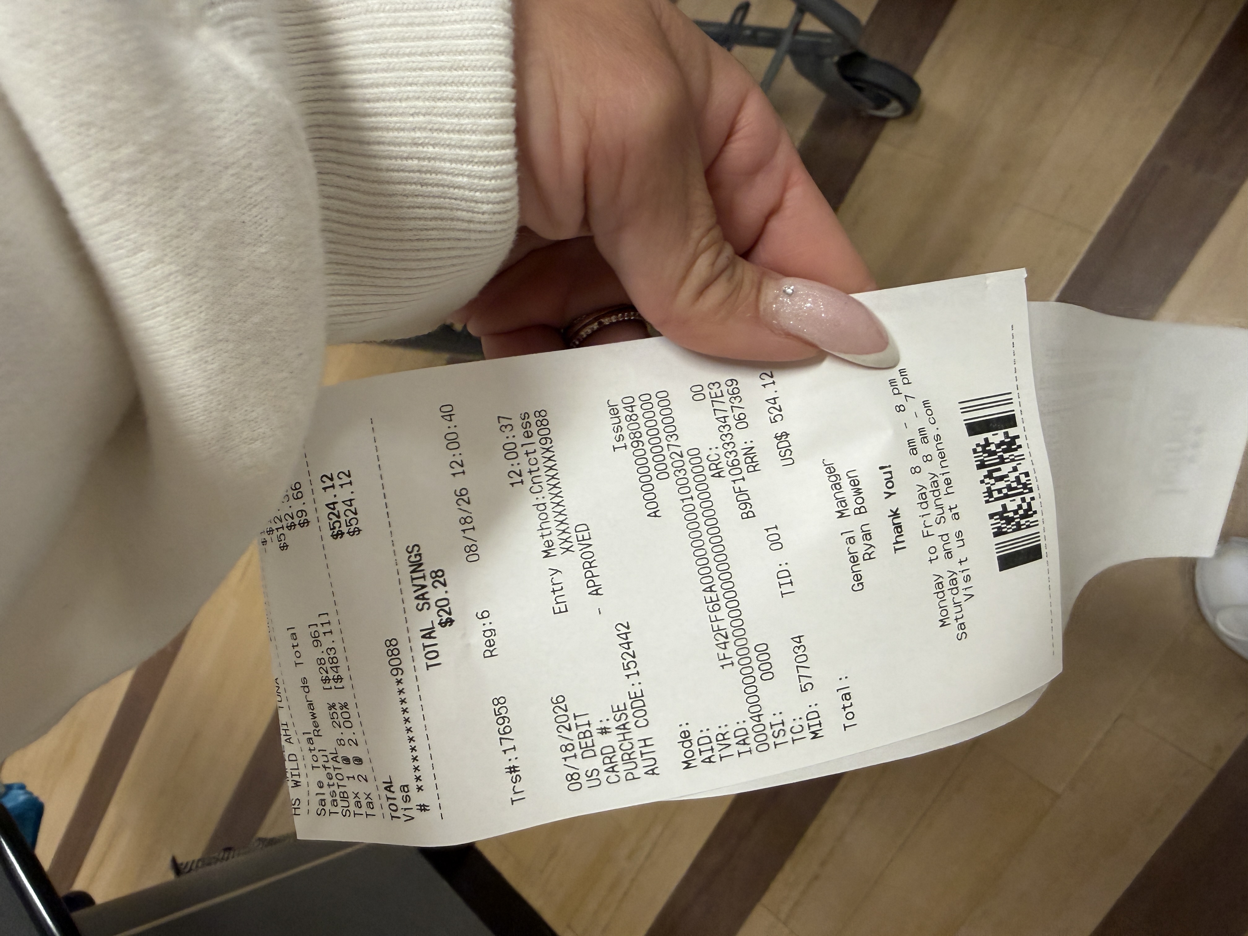 receipt